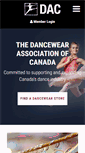 Mobile Screenshot of dancewear.ca