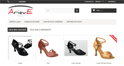 Desktop Screenshot of dancewear.ro